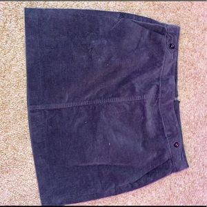 BANANA REPUBLIC CORDUROY GRAY SKIRT
